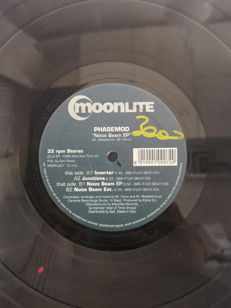 Phasemod : Noize Beam EP (12", EP)
