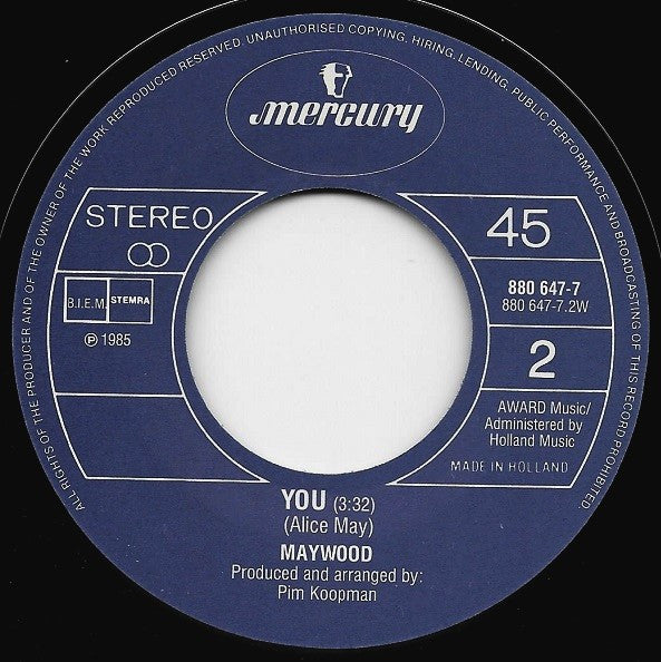 Maywood : It Takes A Life-Time (7", Single)