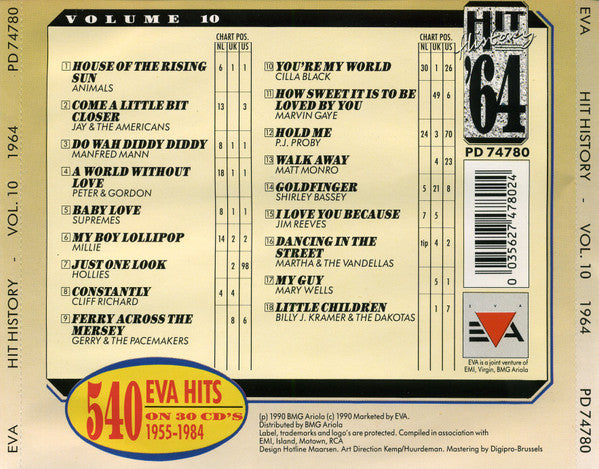 Various : Hit History '64 - Volume 10 (CD, Comp)