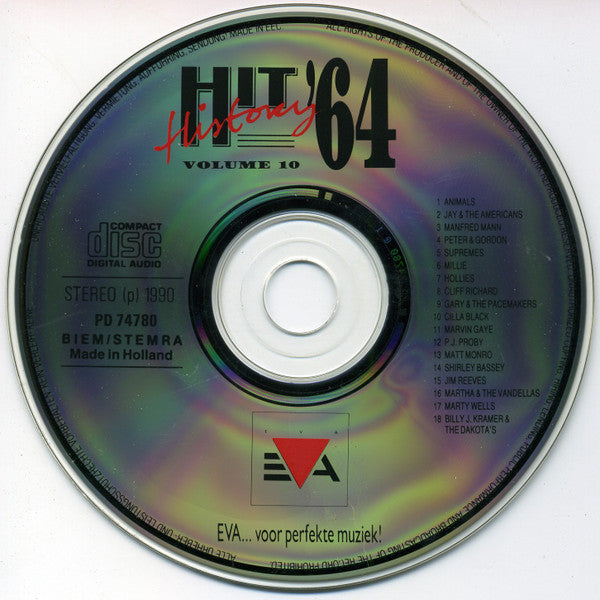 Various : Hit History '64 - Volume 10 (CD, Comp)