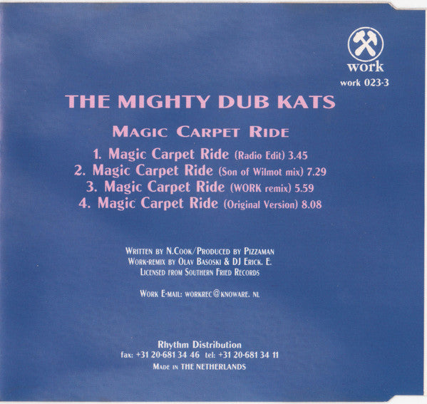 Mighty Dub Katz : Magic Carpet Ride (CD, Maxi)