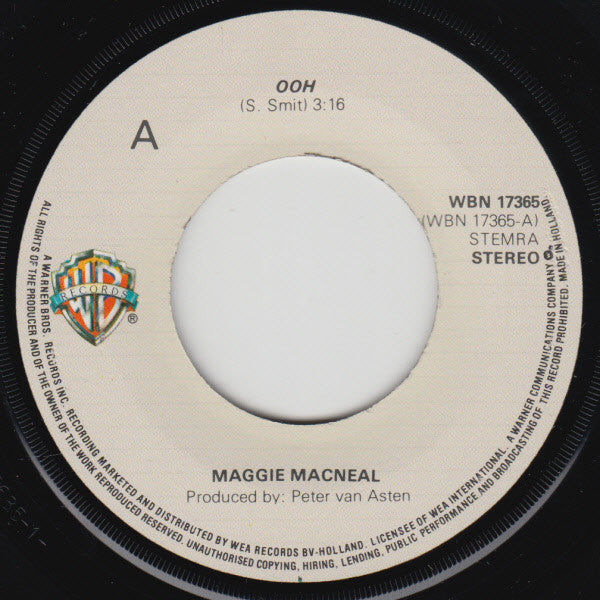 Maggie MacNeal : Ooh (7", Single)