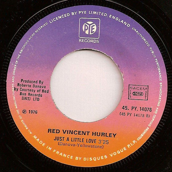 Red Hurley : When (7", Single)