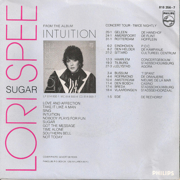 Lori Spee : Sugar (7", Single)