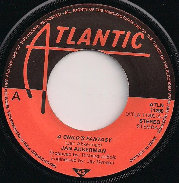 Jan Akkerman : A Child's Fantasy / Skydancer (7", Single)