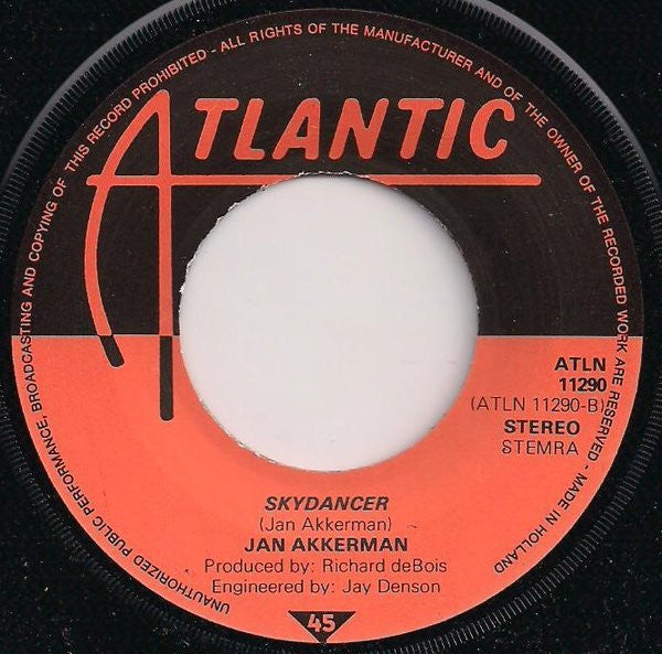 Jan Akkerman : A Child's Fantasy / Skydancer (7", Single)