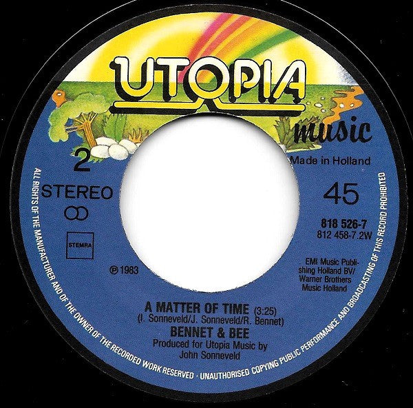 Bennet & Bee : Everybody Feel The Heat (7", Single)