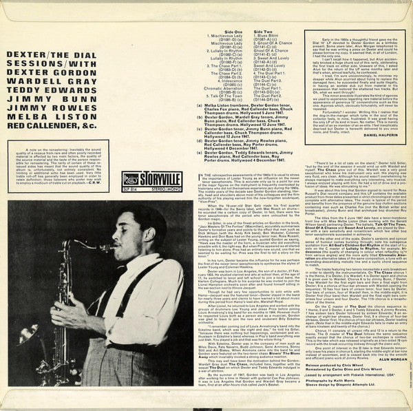 Dexter* : The Dial Sessions (LP, Comp, Mono, RE, RM)