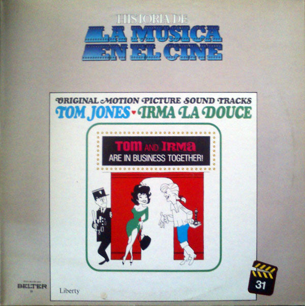John Addison / André Previn : Original Motion Picture Sound Tracks: Tom Jones - Irma La Douce (LP, Comp, Mono, RE)