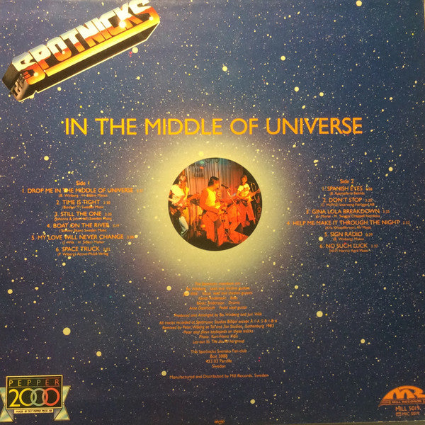 The Spotnicks : In The Middle Of Universe (LP, Album)