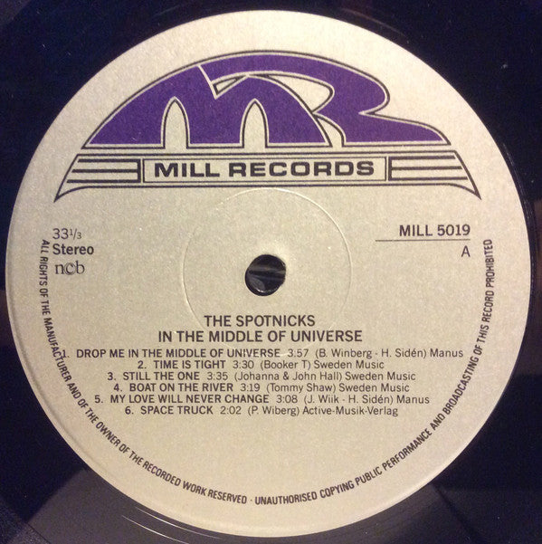 The Spotnicks : In The Middle Of Universe (LP, Album)