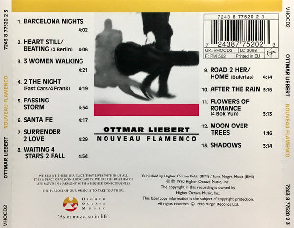 Ottmar Liebert : Nouveau Flamenco (CD, Album, RE)