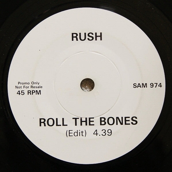Rush : Roll The Bones (7", S/Sided, Promo)