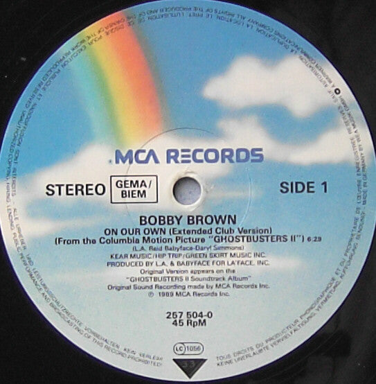 Bobby Brown : On Our Own (12", Single)