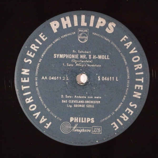Ludwig van Beethoven, Franz Schubert, The Cleveland Orchestra, George Szell : Symphony No.5 In C Minor Op.67 / Symphony No. 8 In B Minor (LP, Album)