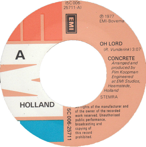 Concrete (22) : Oh Lord (7", Single)