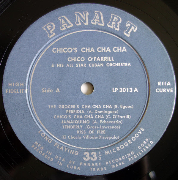 Chico O'Farrill Y All Stars Cubano : Chico's Cha Cha Cha (LP, Album, Mono)