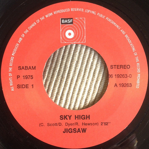 Jigsaw (3) : Sky High (7")