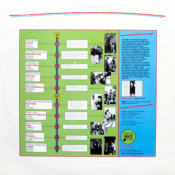 Various : The Best Of Your Secret's Safe With Us (LP, Comp + 7", Single)