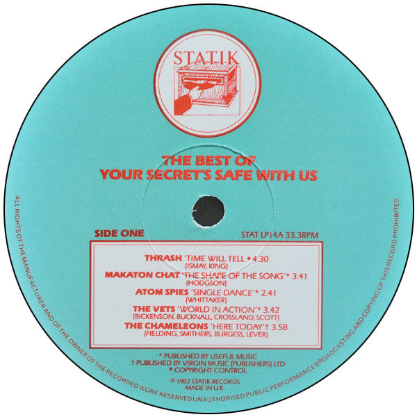 Various : The Best Of Your Secret's Safe With Us (LP, Comp + 7", Single)