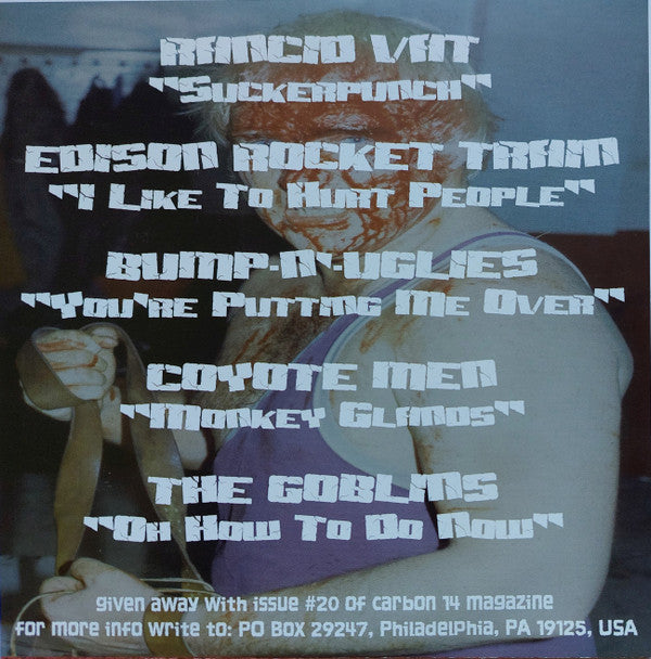 Various : Carbon 14 Wrestling Federation Presents: A Night Of Champions (7", EP, Comp)