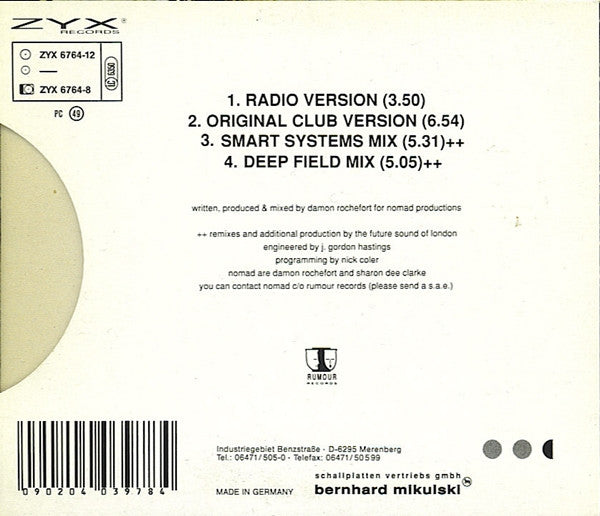 Nomad : Your Love Is Lifting Me (CD, Maxi, Car)