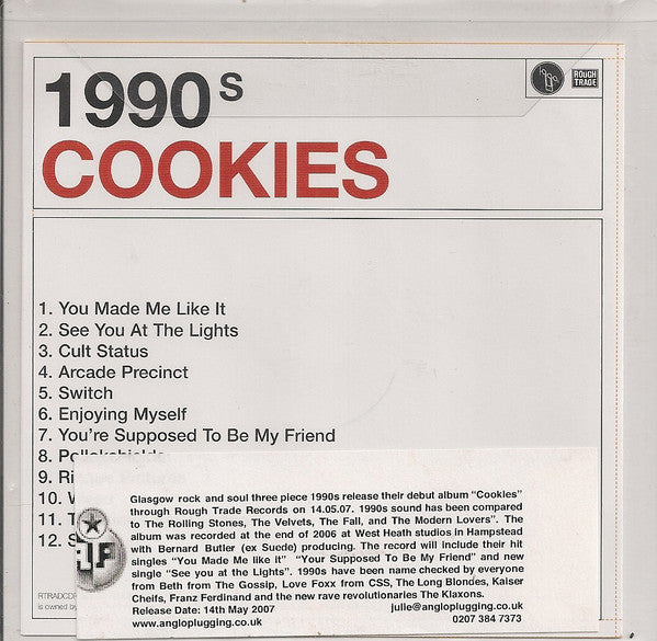 1990s : Cookies (CD, Album, Promo)