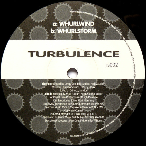 Turbulence : Whurlwind / Whurlstorm (12")