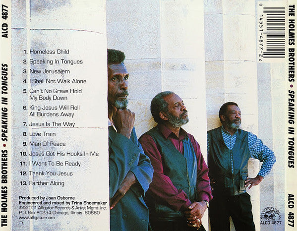 The Holmes Brothers : Speaking In Tongues  (CD, Album)
