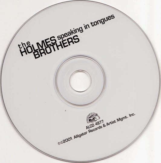 The Holmes Brothers : Speaking In Tongues  (CD, Album)