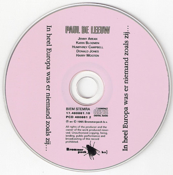 Paul de Leeuw : In Heel Europa Was Er Niemand Zoals Zij... (CD, Album)