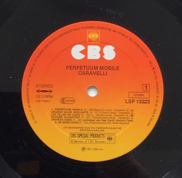 Caravelli : Perpetuum Mobile (LP, Comp)
