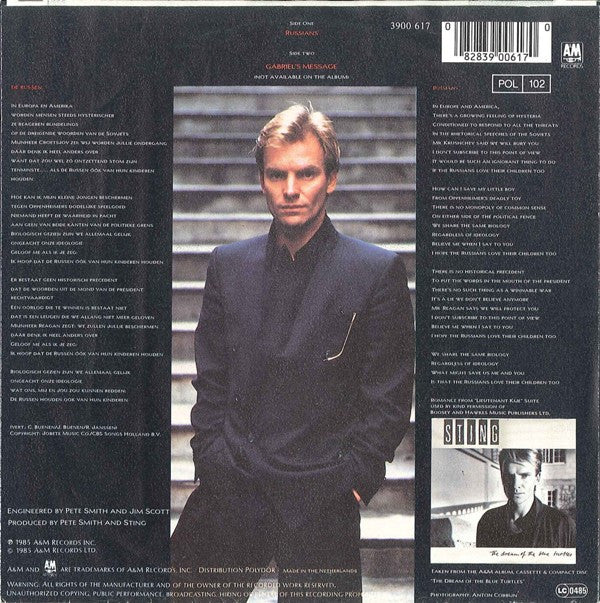 Sting : Russians (7", Single)