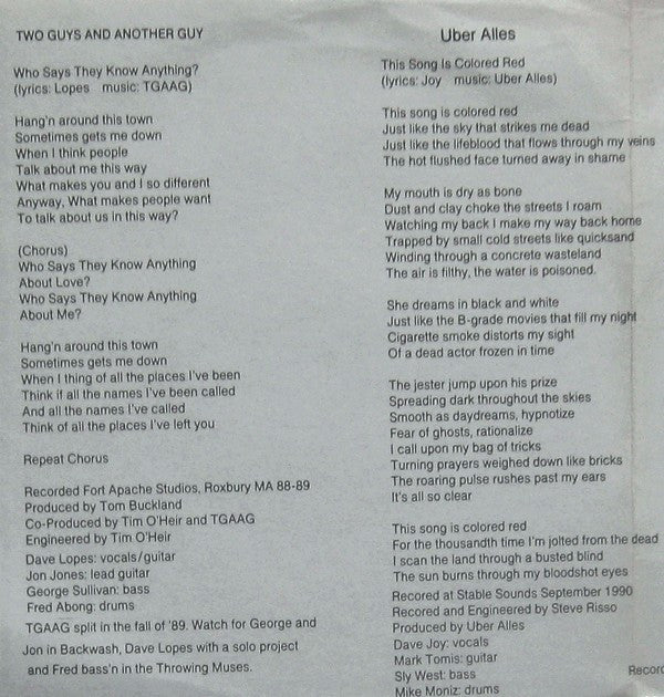 Various : Recess - A Rhode Island Compilation (7", Comp)