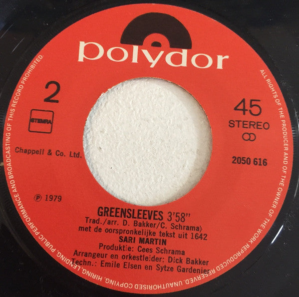 Sari Martin : My Happiness (7")