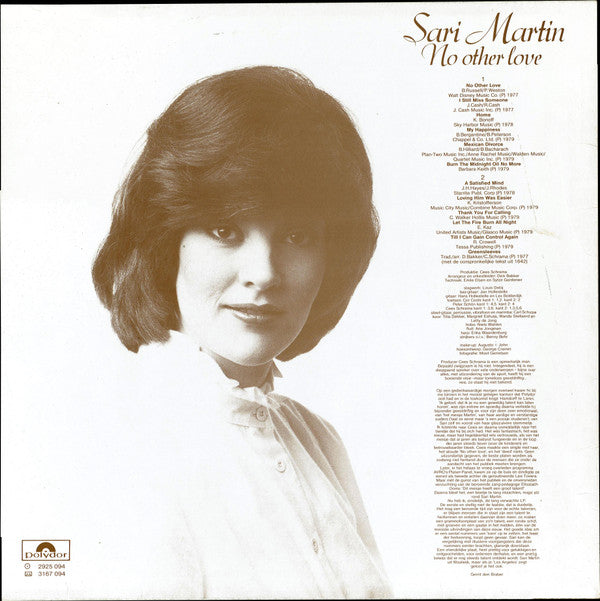 Sari Martin : No Other Love (LP)