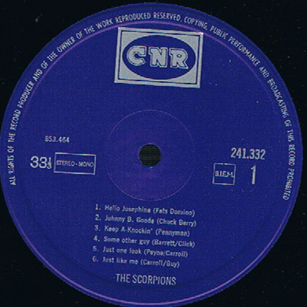 The Scorpions : Hello Josephine (LP, Album)