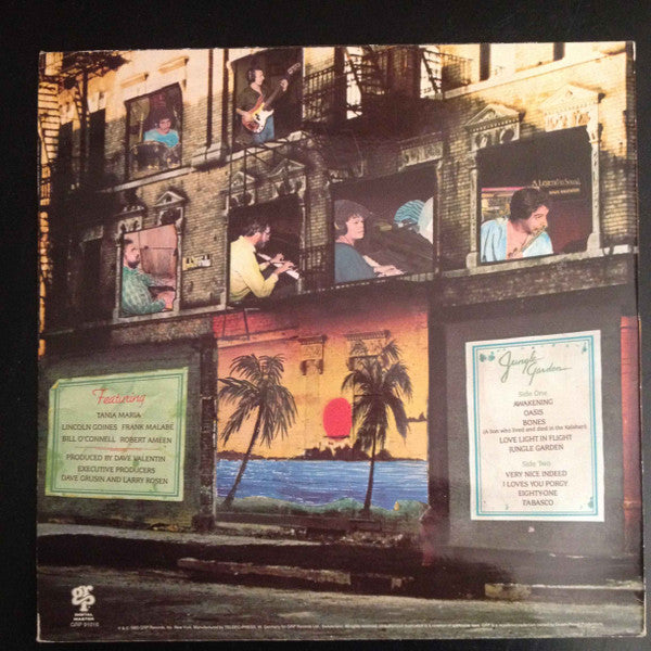 Dave Valentin : Jungle Garden (LP, Album)