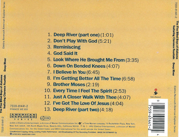Five Blind Boys Of Alabama : Deep River  (CD, Album)