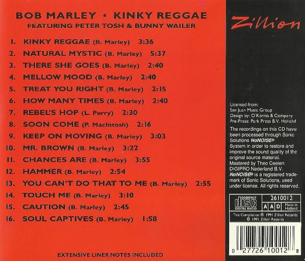 Bob Marley : Kinky Reggae (CD, Comp, RM)