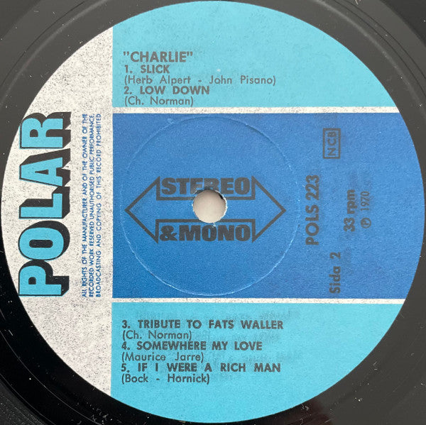 Charlie Norman : Charlie... (LP, Album)