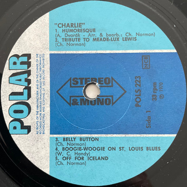 Charlie Norman : Charlie... (LP, Album)