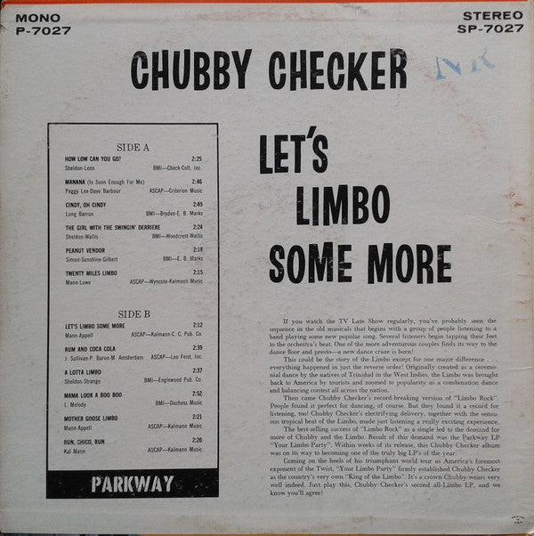 Chubby Checker : Let's Limbo Some More (LP)