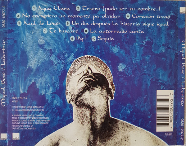 Miguel Bosé : Laberinto (CD, Album)