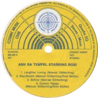 Ash Ra Tempel : Starring Rosi (LP, Album, Quad)