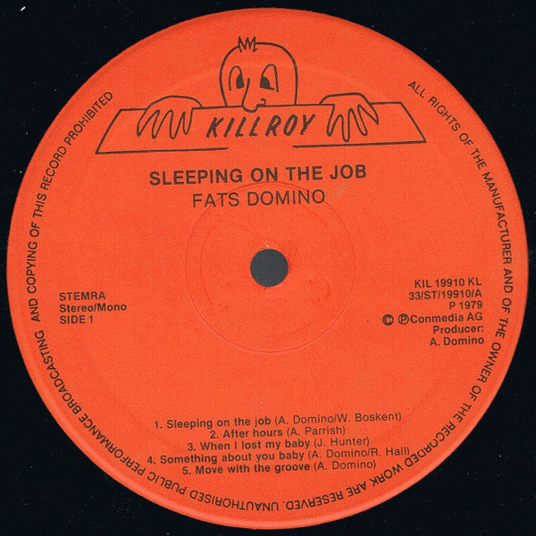 Fats Domino : Sleeping On The Job (LP, Album)