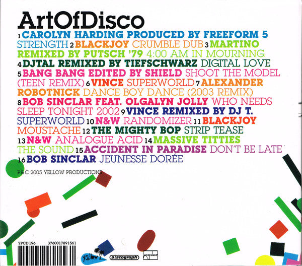 Various : Art Of Disco (CD, Comp)