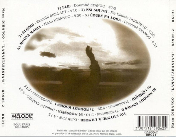 Manu Dibango : Lamastabastani (CD, Album)