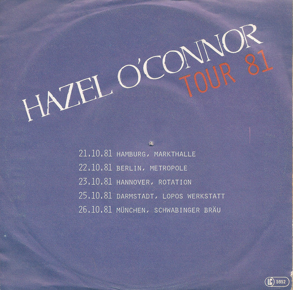 Hazel O'Connor : (Cover Plus) We're All Grown Up (7", Single)