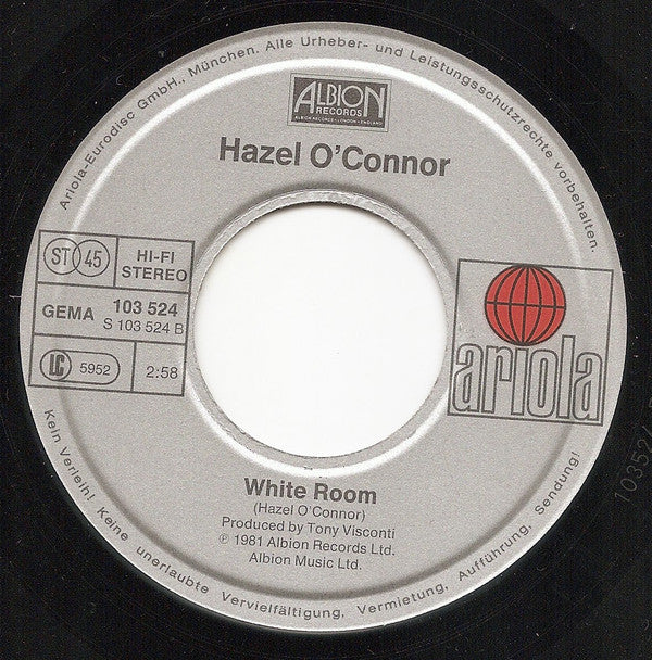 Hazel O'Connor : (Cover Plus) We're All Grown Up (7", Single)